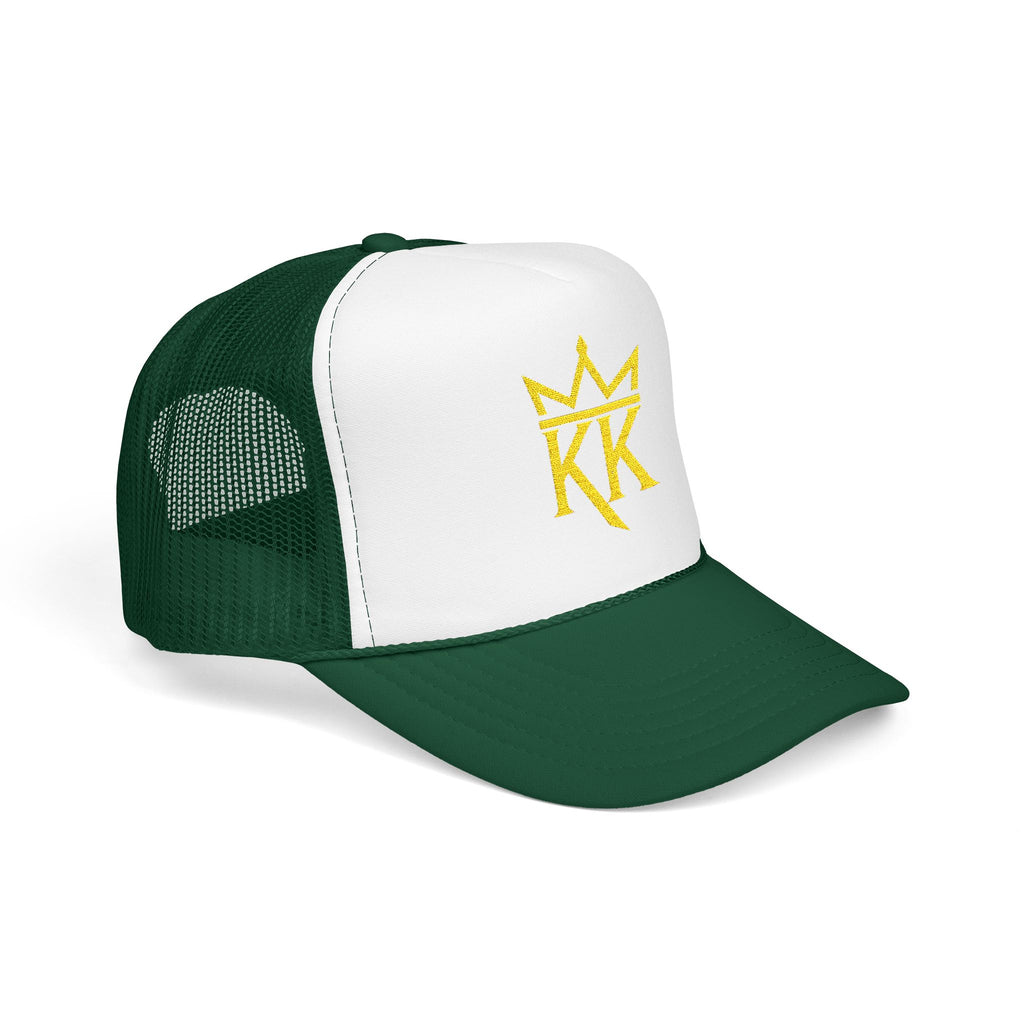 Kingdom Kame Crown Logo Foam Trucker Hat | Premium Christian Snapback