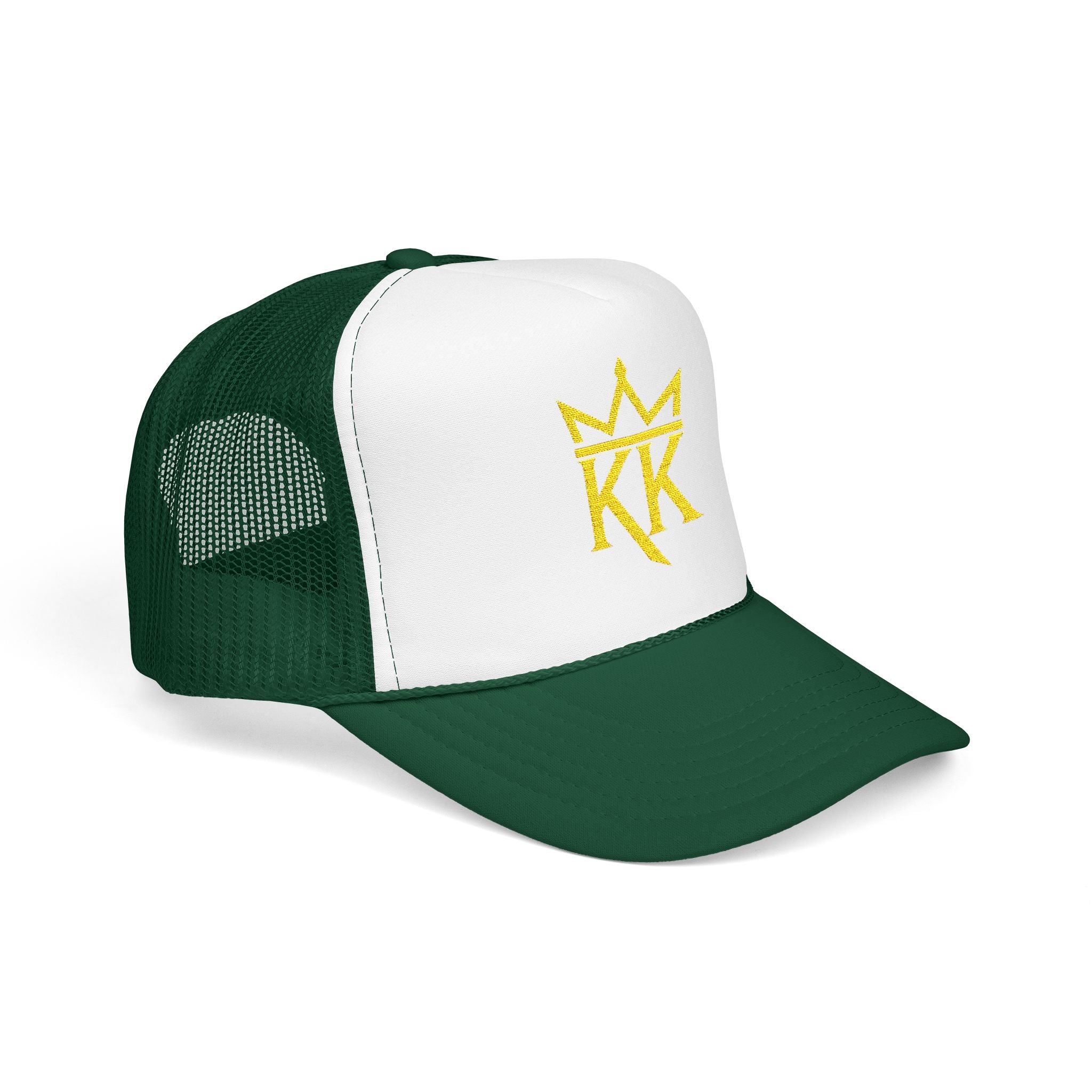 Kingdom Kame Crown Logo Foam Trucker Hat | Premium Christian Snapback