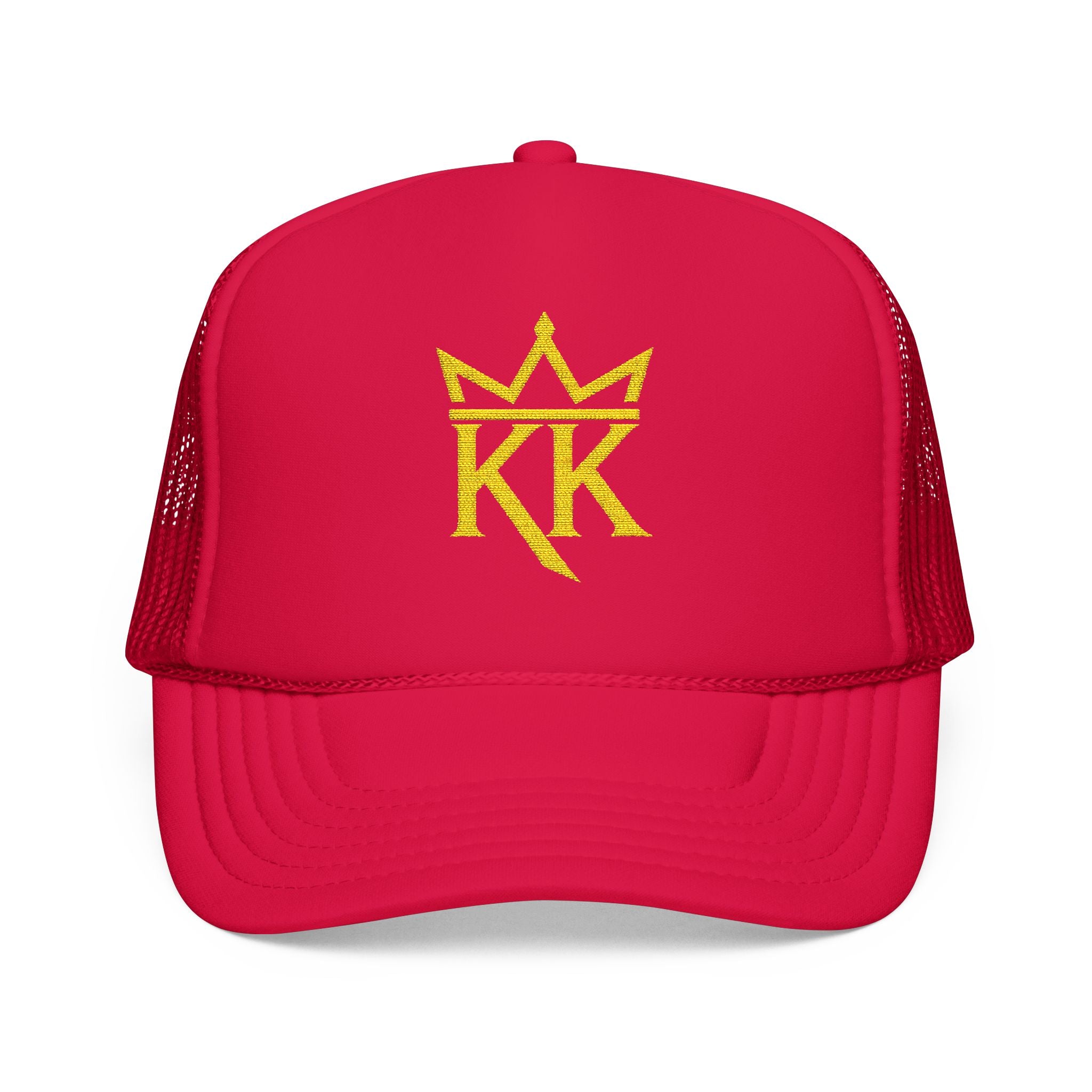 Kingdom Kame Crown Logo Foam Trucker Hat | Premium Christian Snapback