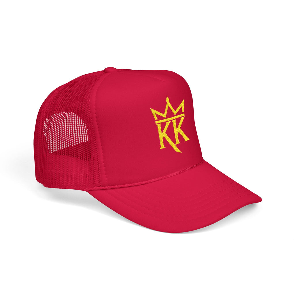 Kingdom Kame Crown Logo Foam Trucker Hat | Premium Christian Snapback