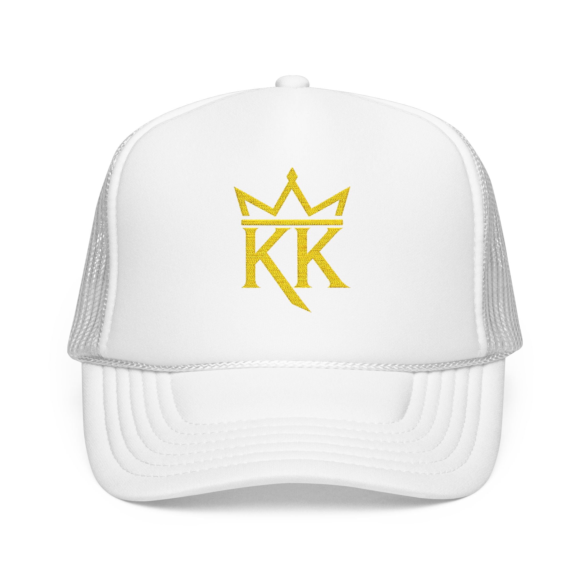 Kingdom Kame Crown Logo Foam Trucker Hat | Premium Christian Snapback