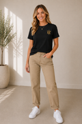 The Wise Woman Builds Her House Tee - Proverbs 14:1 | Kingdom Kame Garments