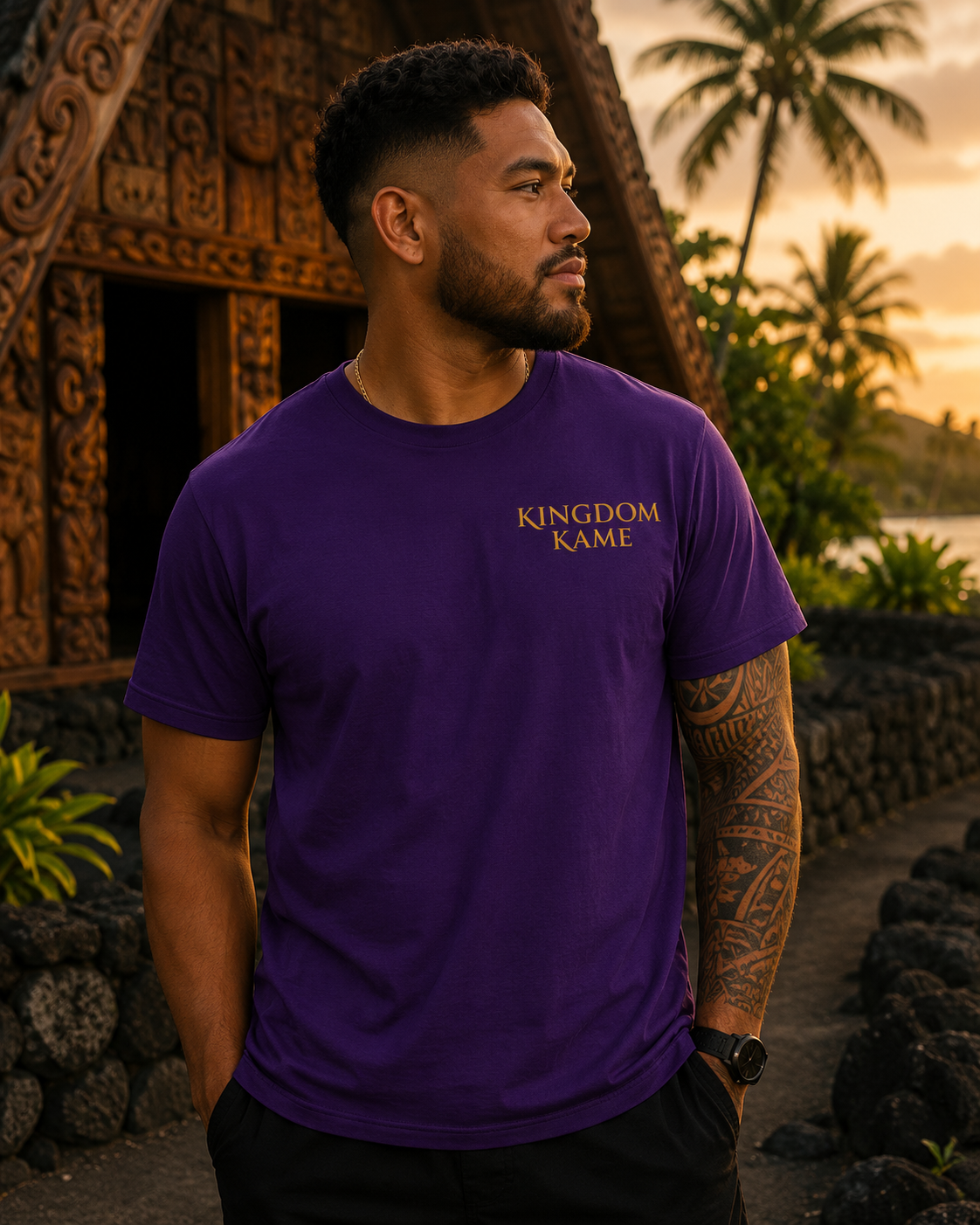 Kingdom Kame Signature Tee | KK Crown Logo | Kingdom Kame Garments