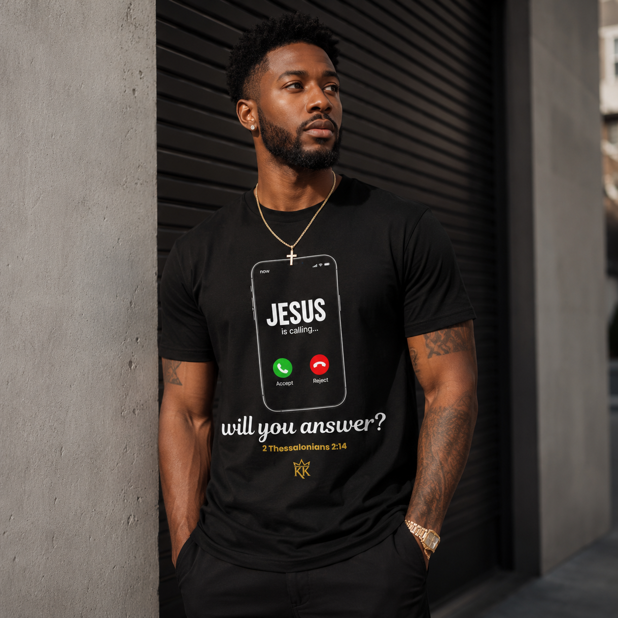 Jesus Is Calling... Will You Answer? | 2 Thessalonians 2:14 Christian T-Shirt