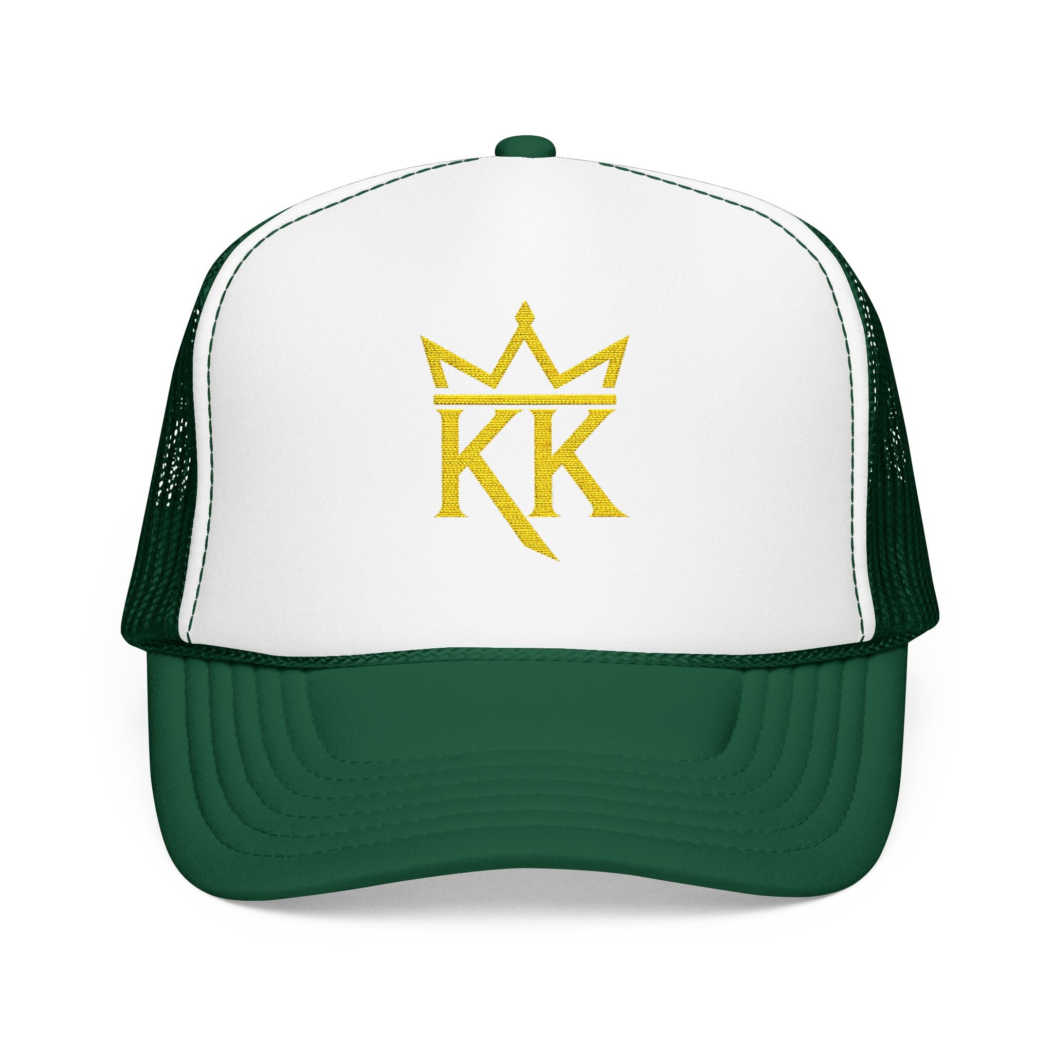 Kingdom Kame Crown Logo Foam Trucker Hat | Premium Christian Snapback